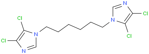 4,5-dichloro-1-[6-(4,5-dichloro-1H-imidazol-1-yl)hexyl]-1H-imidazole