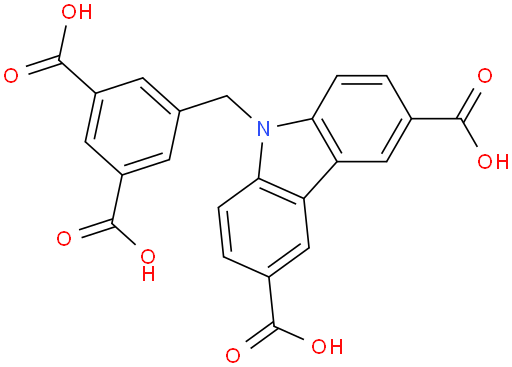 9-(3,5-dicarboxy-benzyl)-9H-carbazole-3,6-dicarboxylic acid