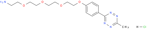2-(2-(2-(2-(4-(6-Methyl-1,2,4,5-tetrazin-3-yl)phenoxy)ethoxy)ethoxy)ethoxy)ethanamine hydrochloride