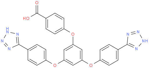 4-(3,5-bis(4-(2H-tetrazol-5-yl)phenoxy)phenoxy)benzoic acid