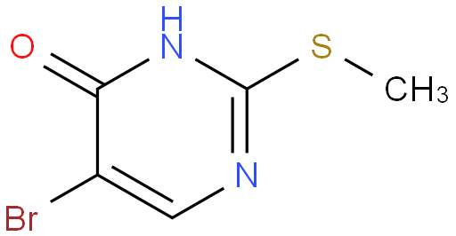 5-bromo-2-(methylthio)pyrimidin-4(3H)-one