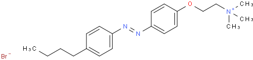(E)-2-(4-((4-butylphenyl)diazenyl)phenoxy)-N,N,N-trimethylethan-1-aminium,bromide