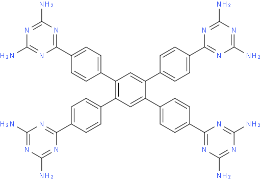 1,2,4,5-tetrakis[4-(2,4-diamino-1,3,5-triazin-6-yl)phenyl]benzene