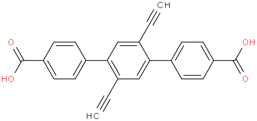 2',5'-diethynyl-[1,1':4',1''-terphenyl]-4,4''-dicarboxylic acid