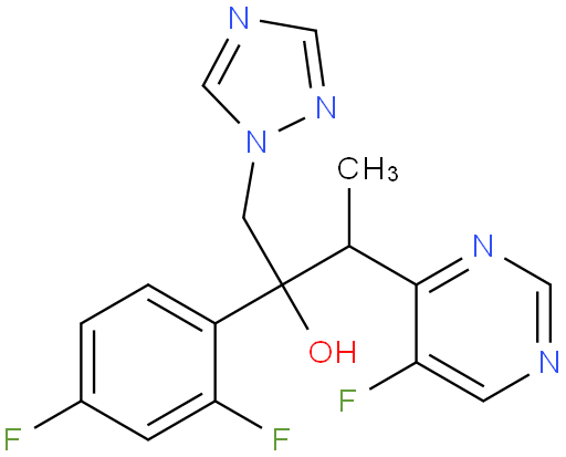 2-(2,4-Difluorophenyl)-3-(5-fluoropyrimidin-4-yl)-1-(1H-1,2,4-triazol-1-yl)butan-2-ol