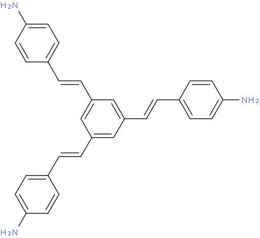4,4',4''-(benzene-1,3,5-triyltris(ethene-2,1-diyl))trianiline