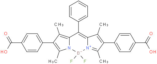 4,4'-(5,5-difluoro-1,3,7,9-tetramethyl-10-phenyl-5H-4l4,5l4-dipyrrolo[1,2-c:2',1'-f][1,3,2]diazaborinine-2,8-diyl)dibenzoic acid